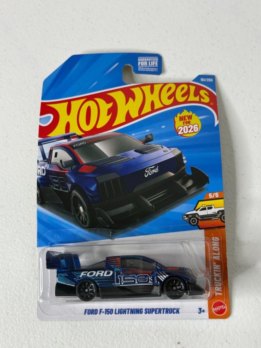 Hot Wheels 2026 Ford F-150 Lightning SuperTruck New 151/250 Truckin Along